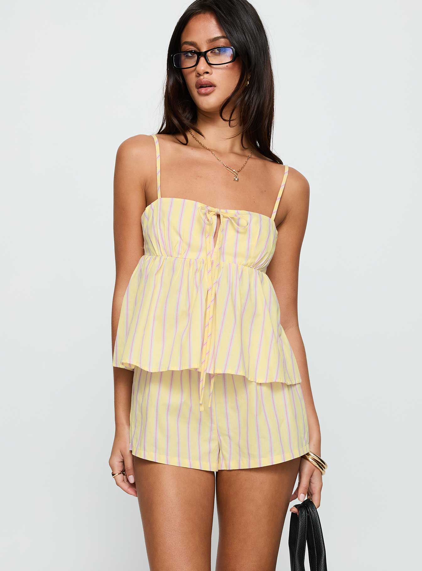 Solaris Cotton Relaxed Set Yellow - Image 2