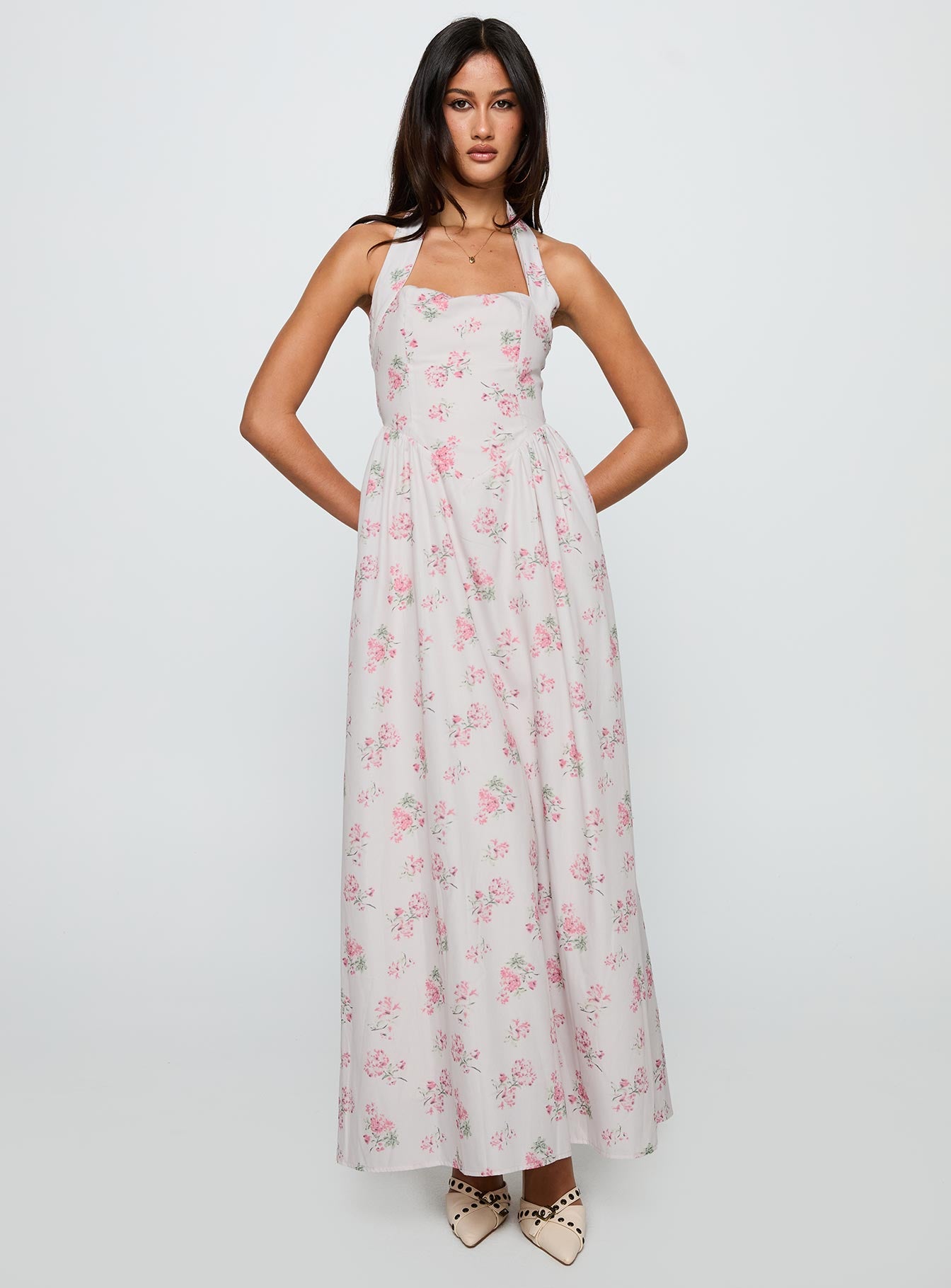 Sunfields Halter Maxi Dress Multi