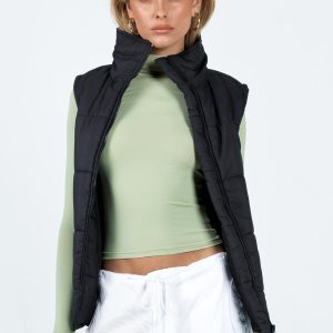 Coulter Puffer Vest Black