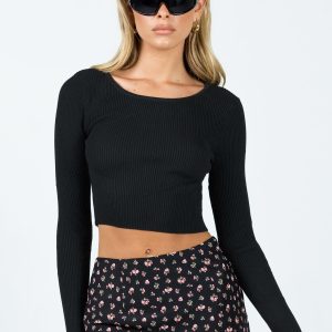 Brunz Long Sleeve Top Black