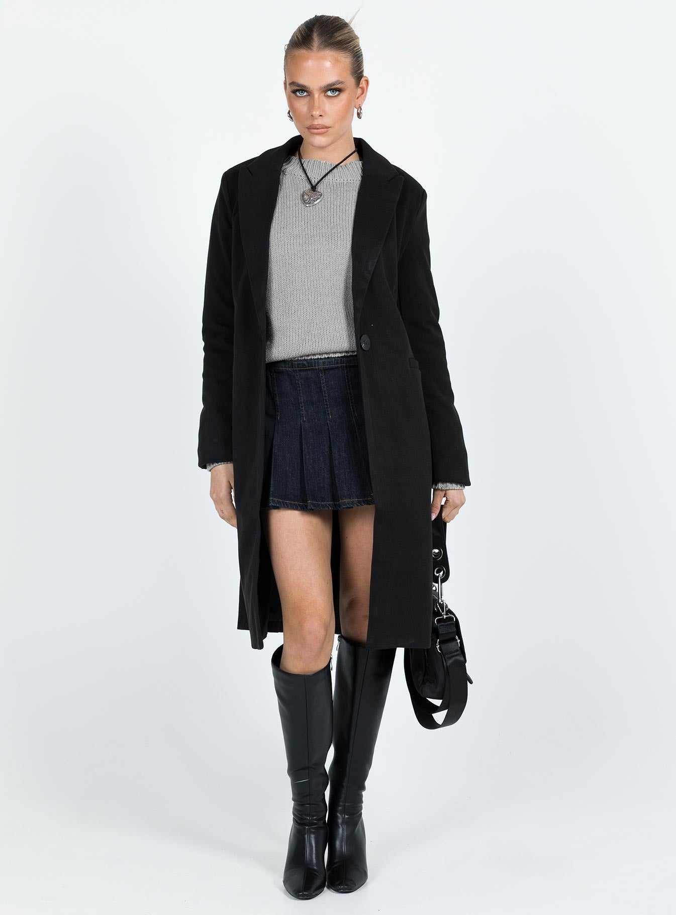 Belgium Coat Black - Image 3