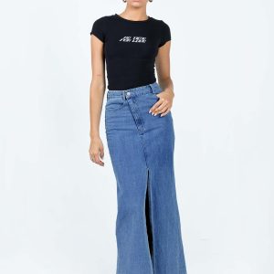 Benetti Midi Denim Skirt