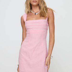 Anyone But You Mini Dress Pink