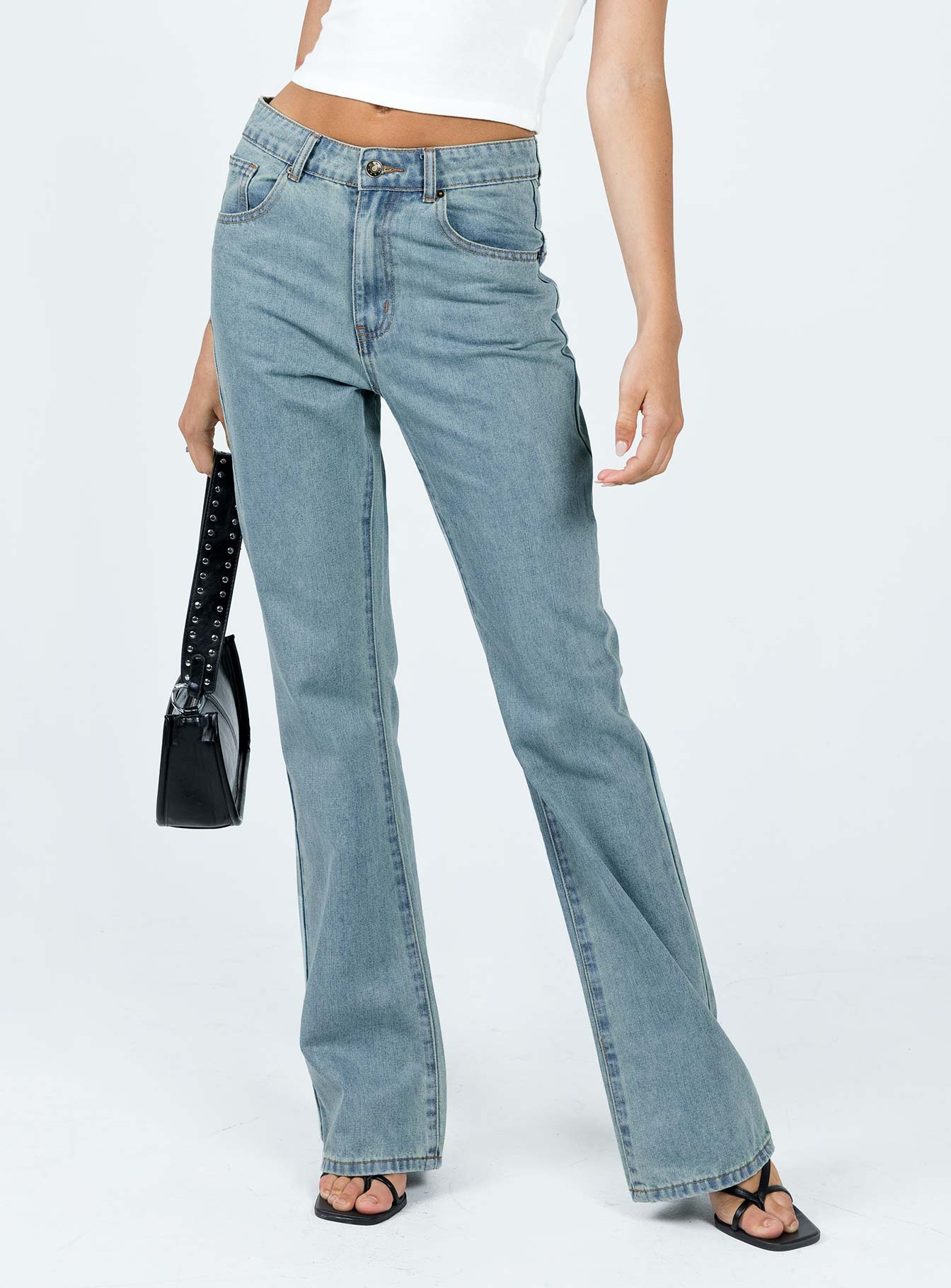 Rome Pants Light Denim - Image 2