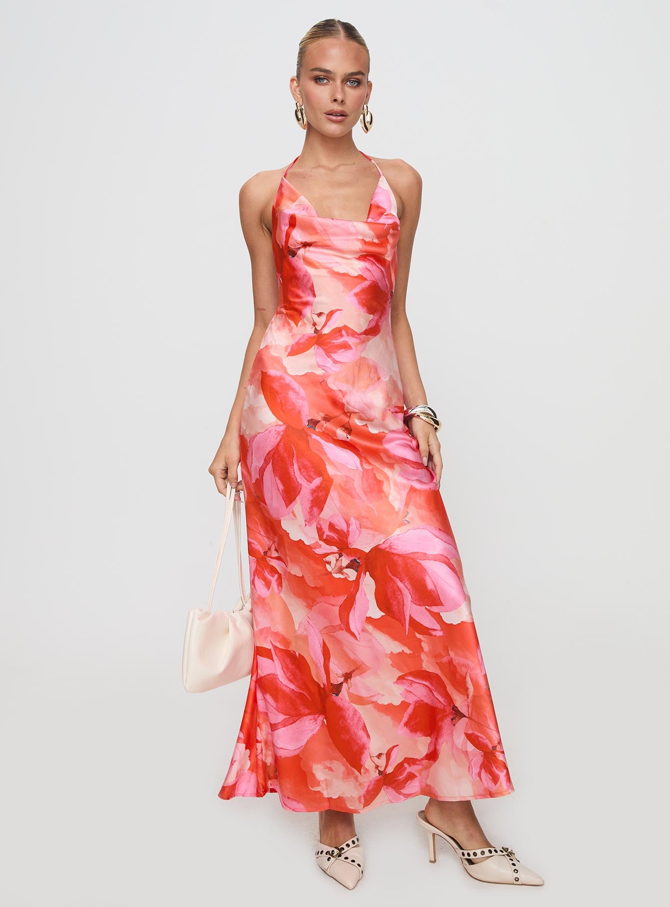 Simor Maxi Dress Red - Image 2