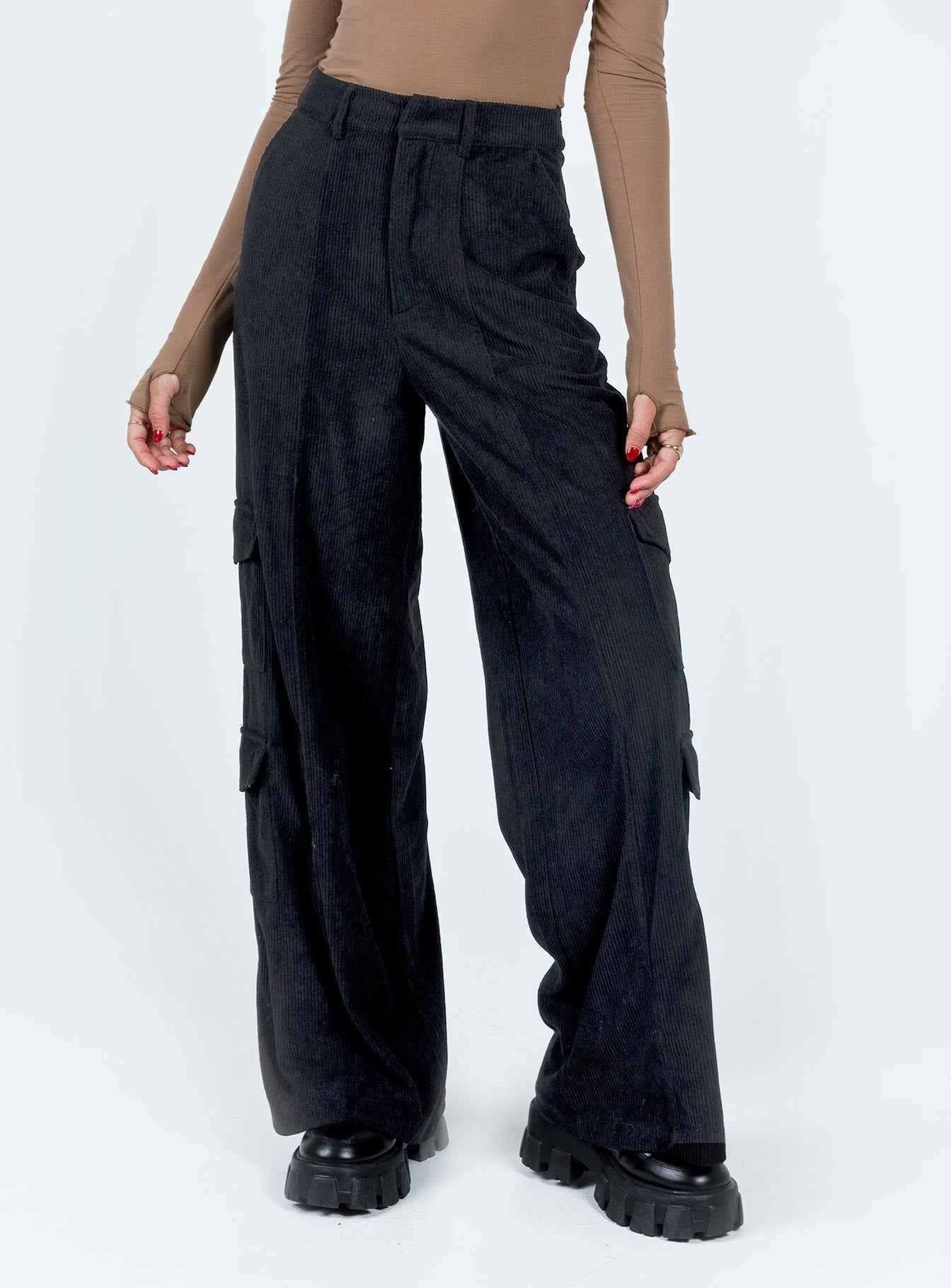 Bando Cargo Pants Black - Image 2