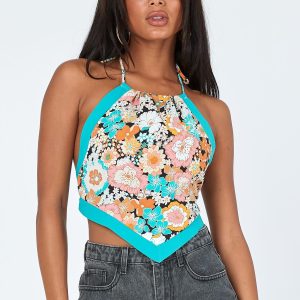 Brea Top Blue Multi