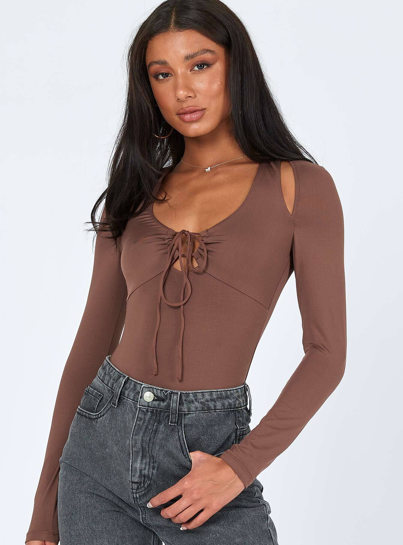 Valentina Bodysuit Brown