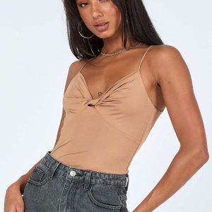 Tonia Bodysuit Brown