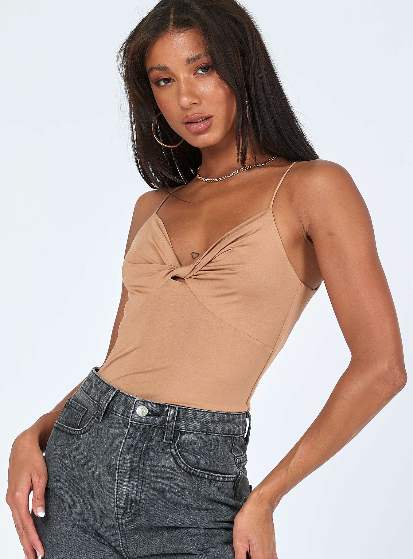 Tonia Bodysuit Brown