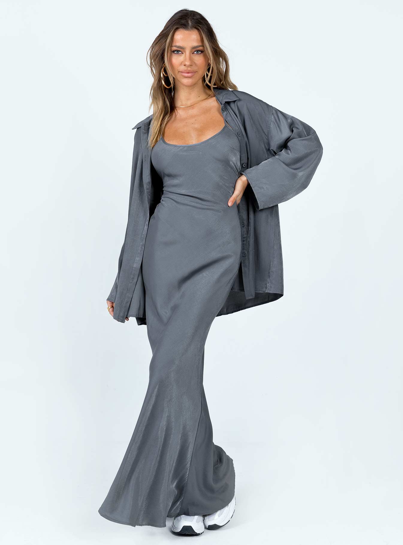 Callie Maxi Set Grey - Image 2