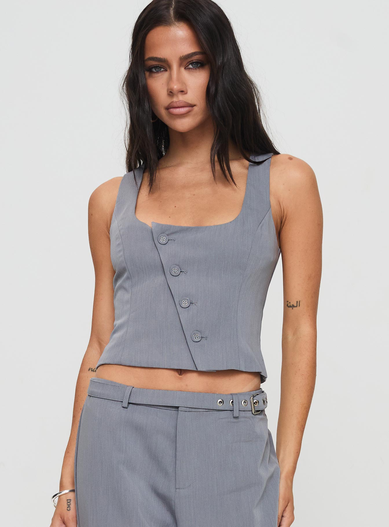 Airi Top Charcoal - Image 2