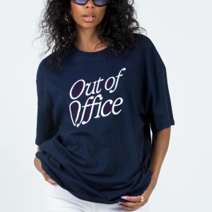 Out Of Office Tee Blue