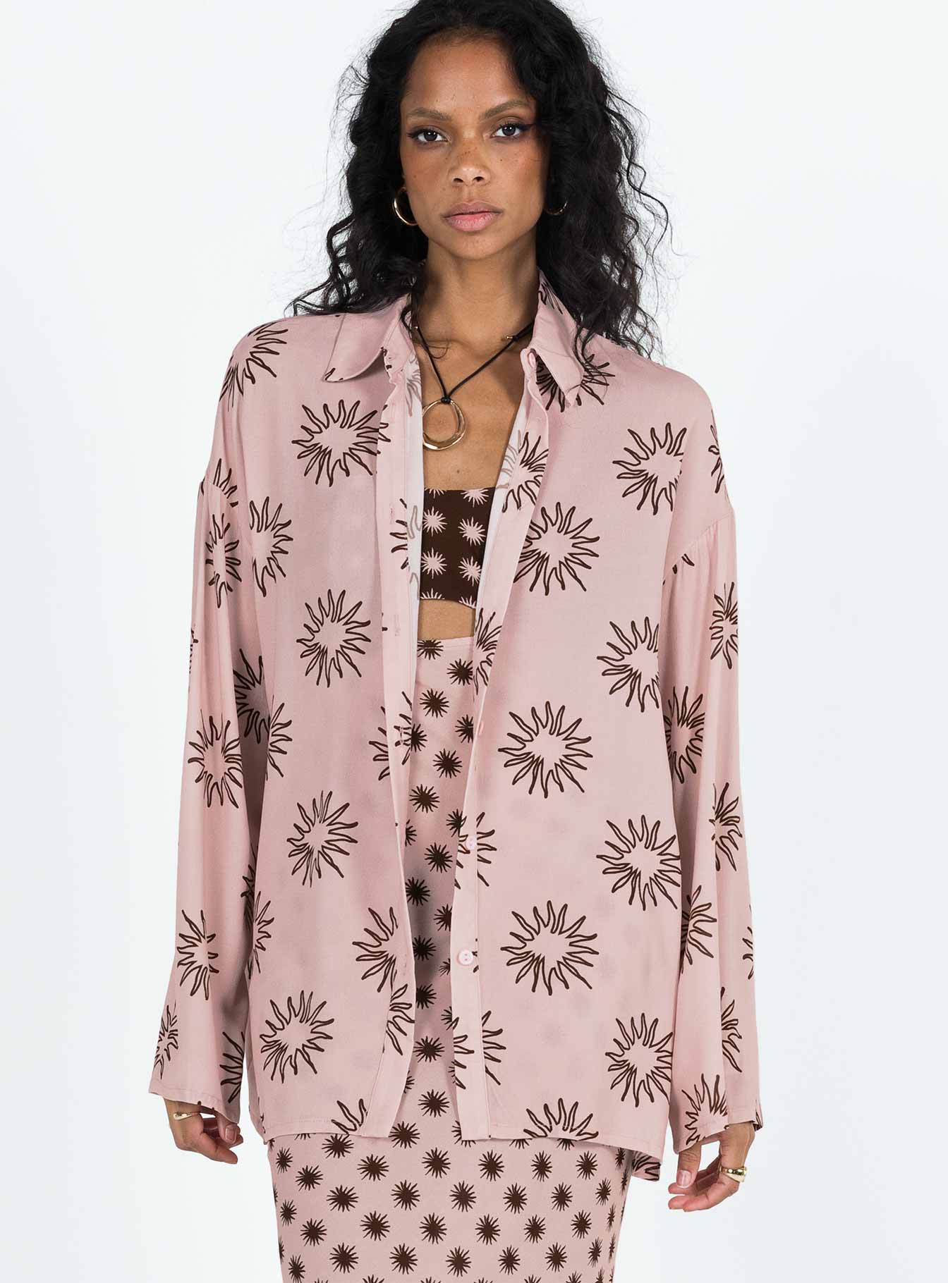 Freda Shirt Pink - Image 2