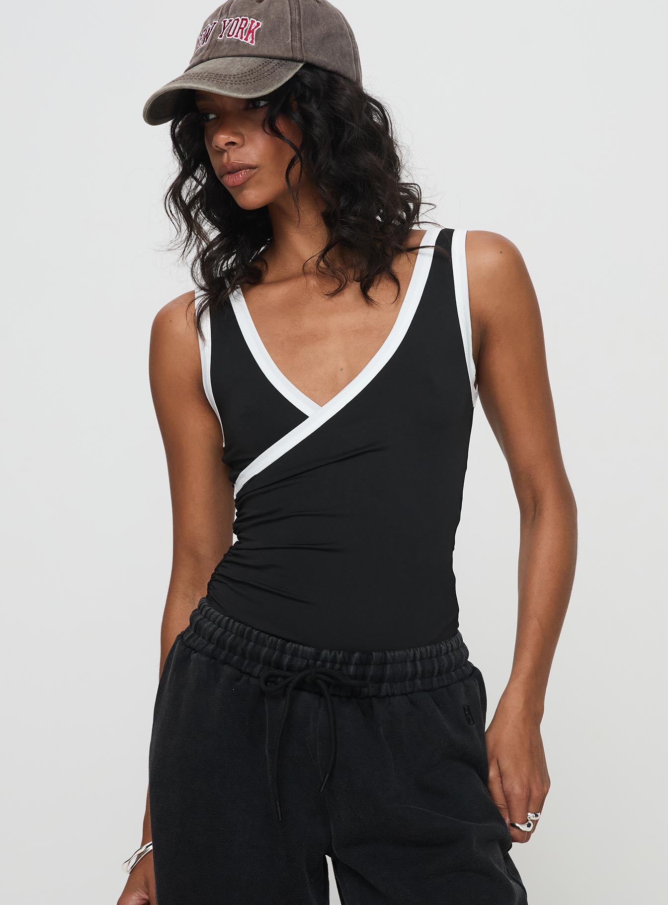 Fiorah Bodysuit Black / White - Image 2