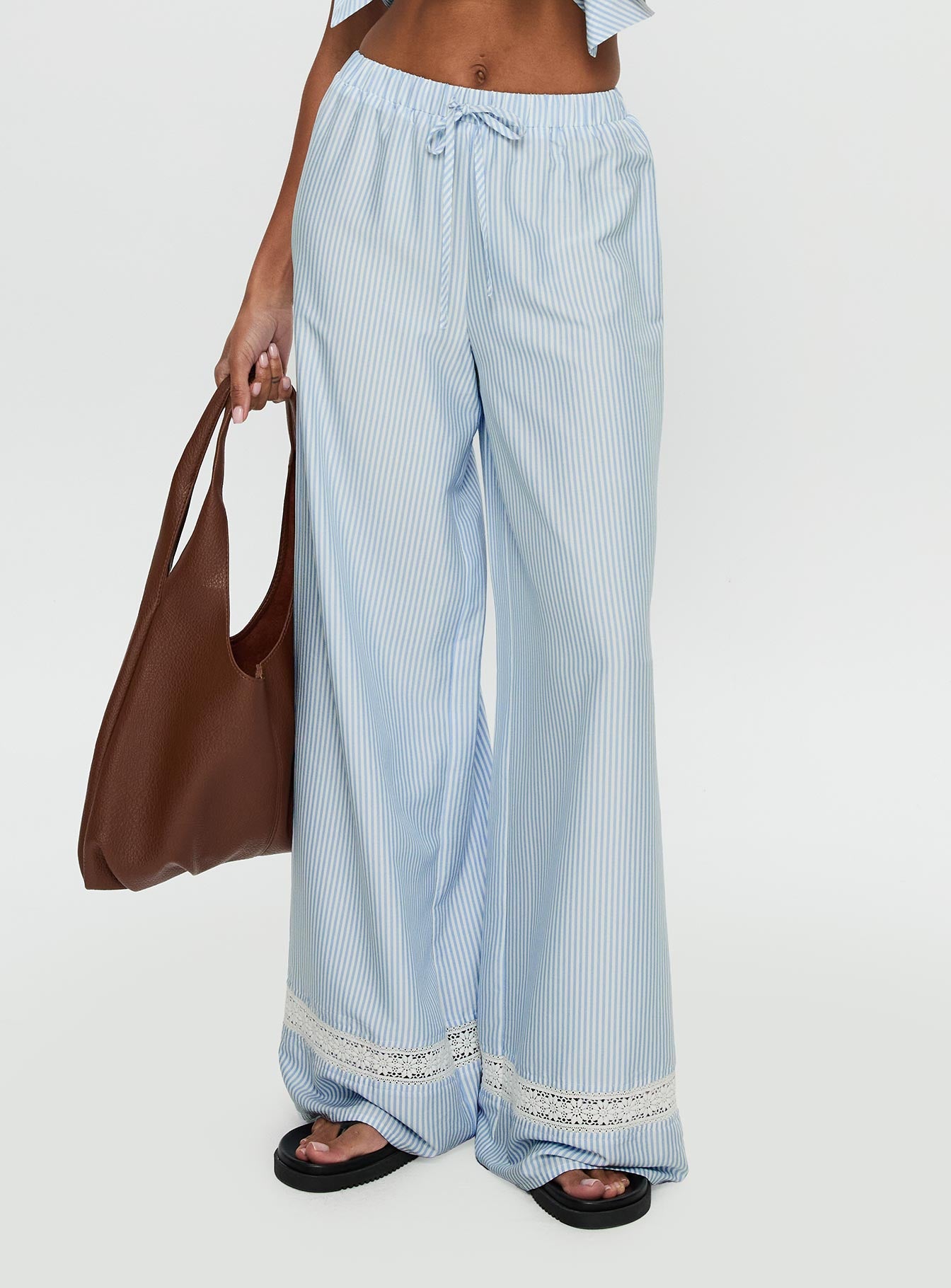 Summer Too Hot Pant Blue Stripe - Image 2