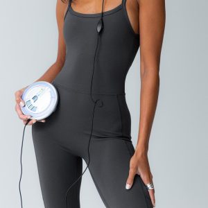 Go Getter Activewear Jumpsuit Grey