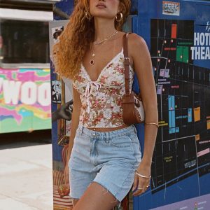 Impala Shorts Light Wash Denim