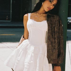 Cuppa Mini Dress White