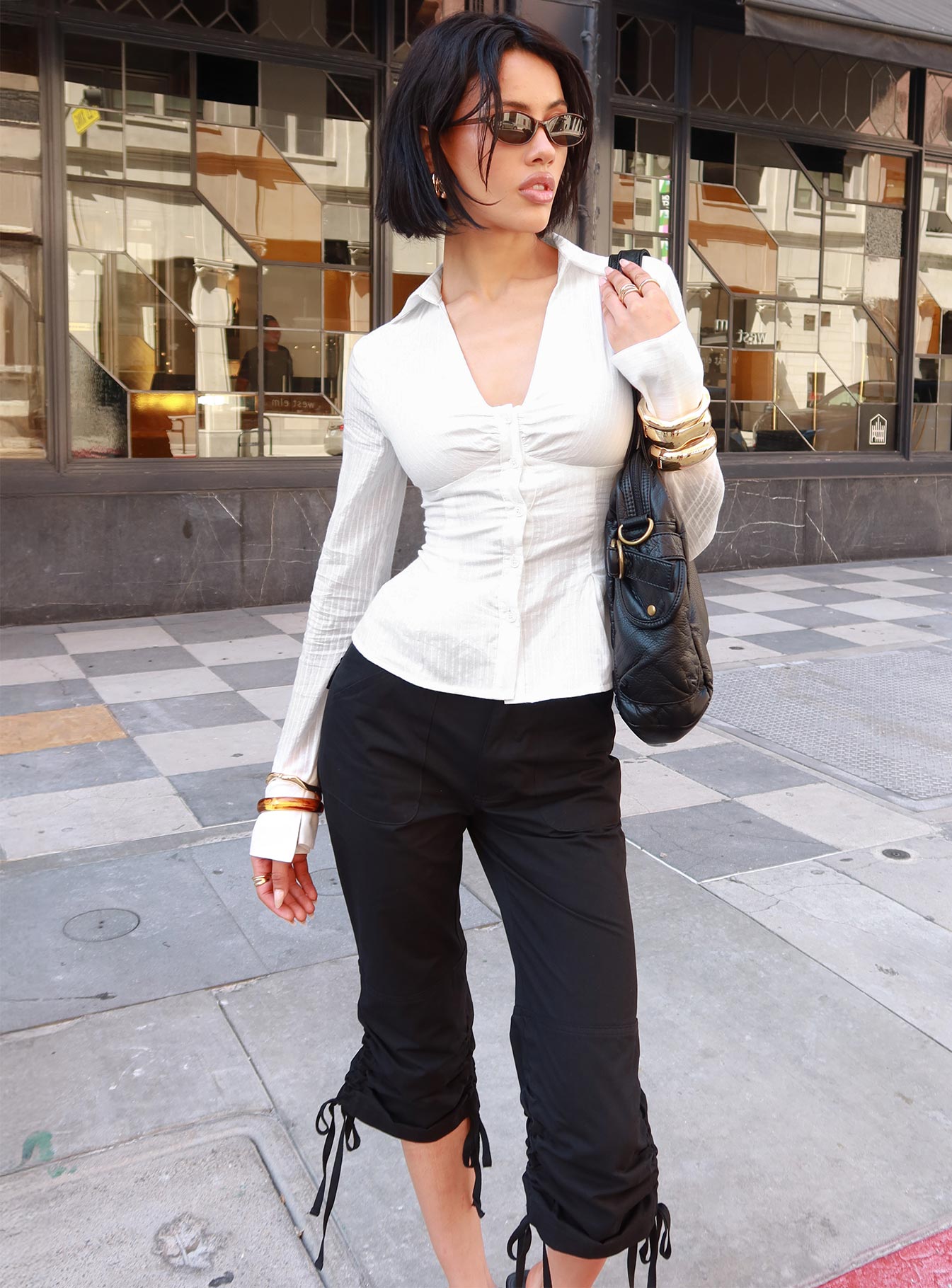 Hot Rod Capri Pant Black - Image 11