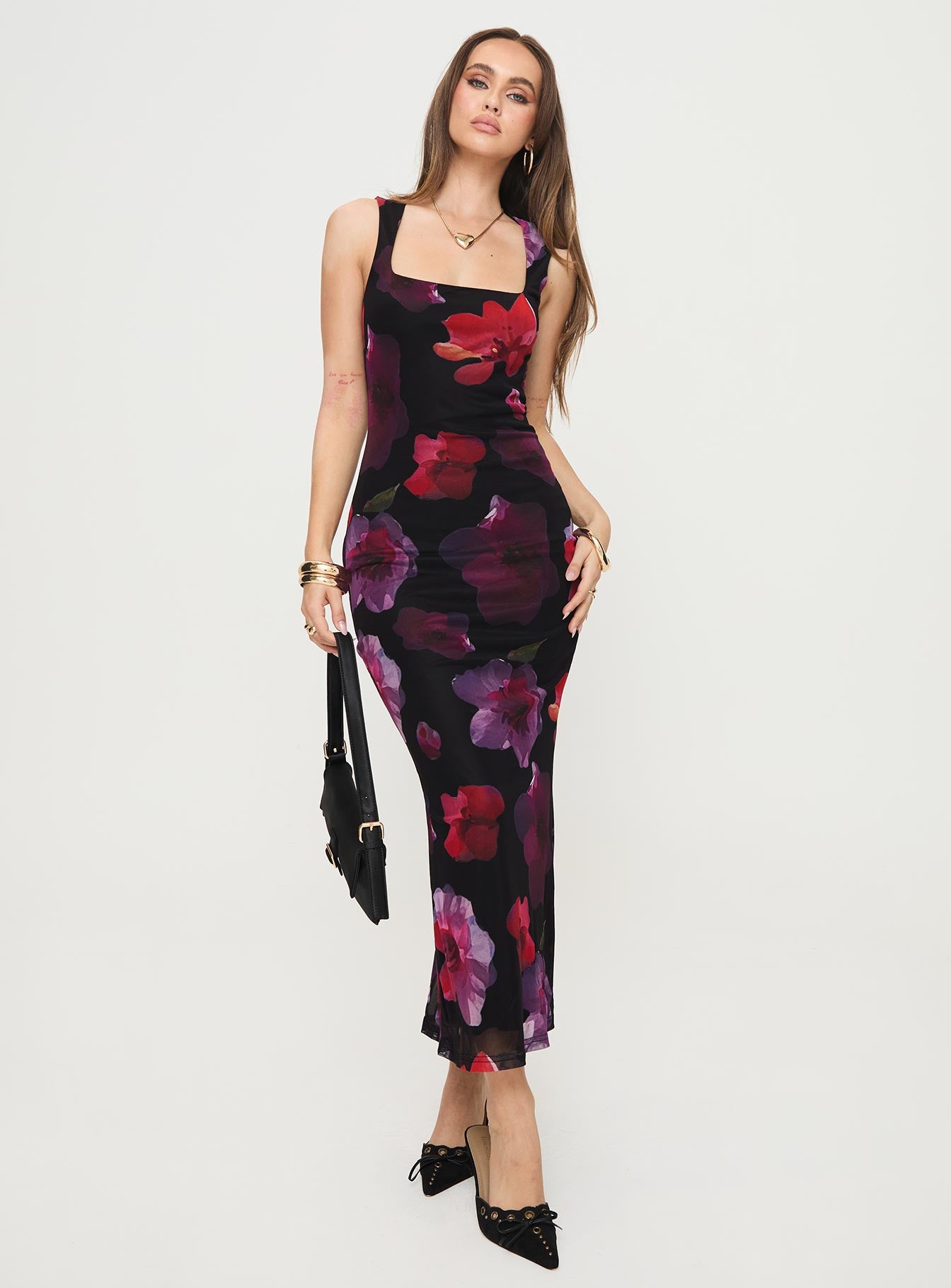 Eviana Maxi Dress Floral - Image 2