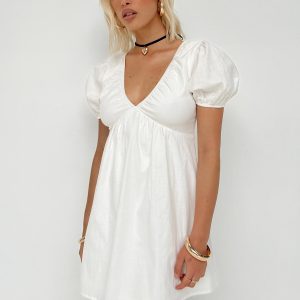 Bevin Mini Dress White