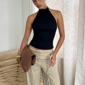 Merril Halter Top Black
