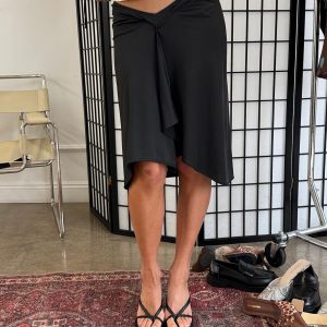 Esmeray Midi Skirt Black
