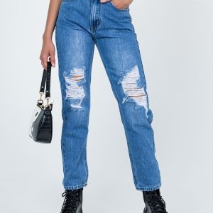 Khaled Skinny Mid Wash Denim Jeans