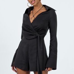 Vandana Romper Black