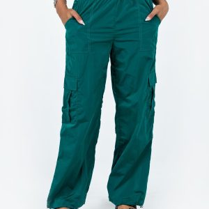 Gama Parachute Pants Teal