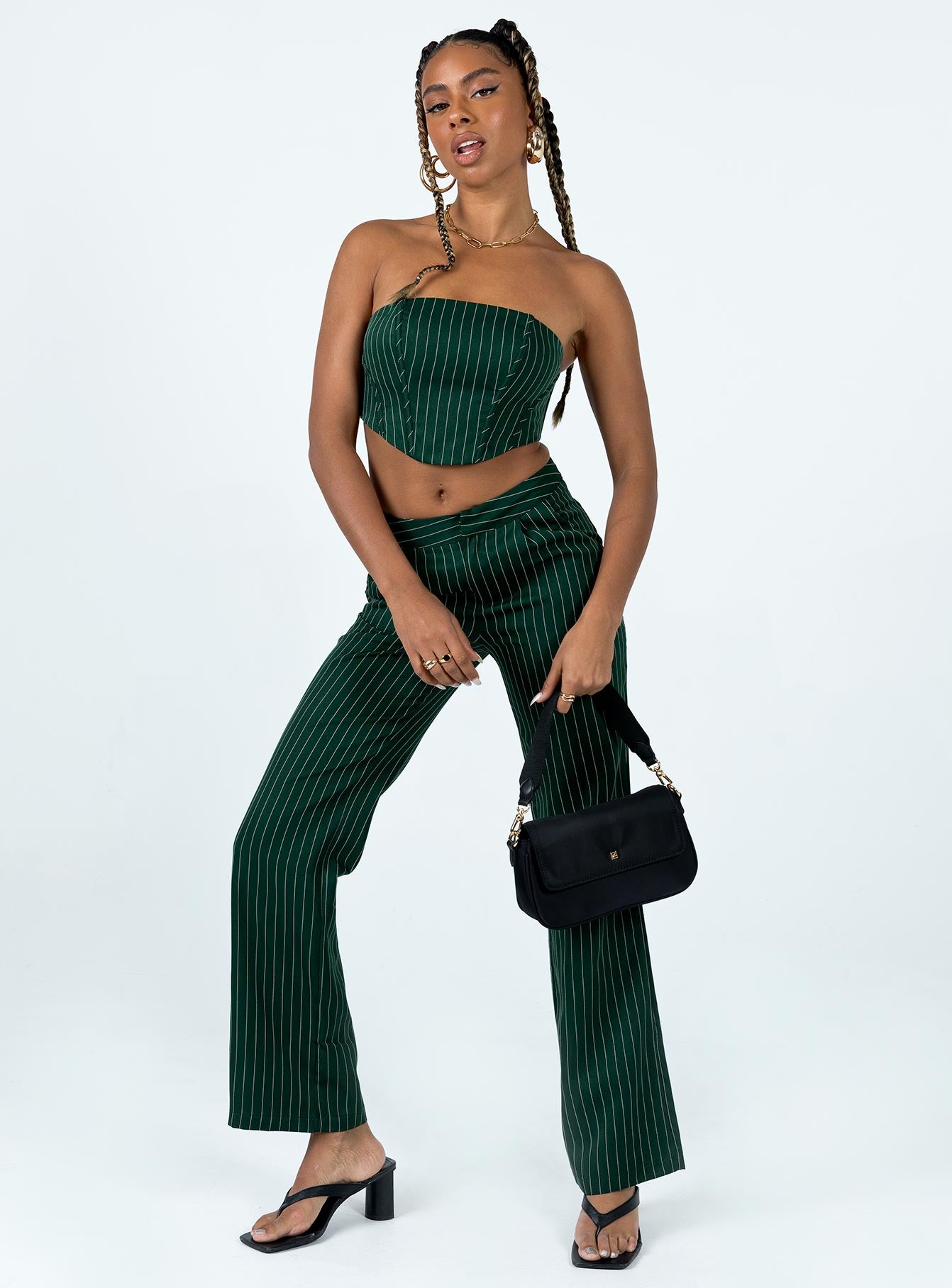 Gerri Set Green Stripe - Image 2