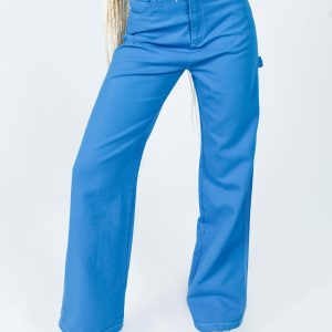 Leisure Straight Leg Jeans Blue