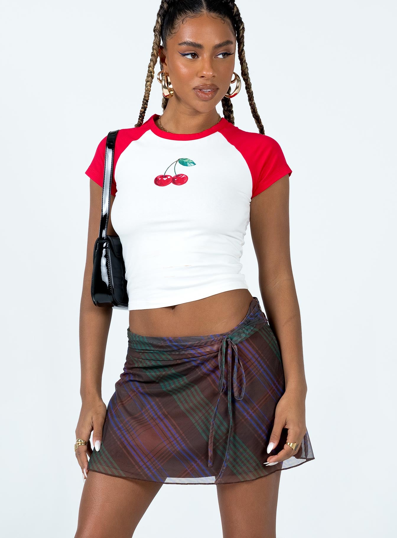 Prep In Your Step Mini Skirt Multi - Image 2