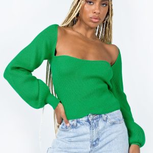 Eliza Sweater Green