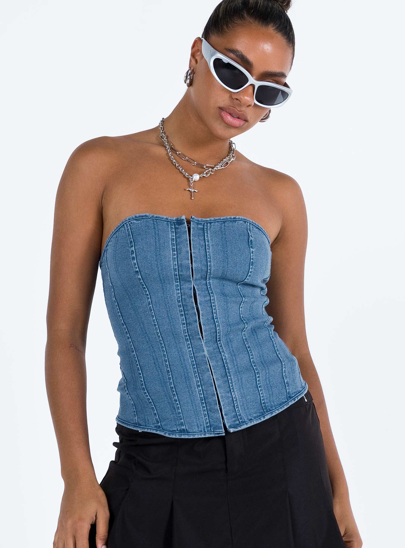 Drynan Top Denim - Image 2