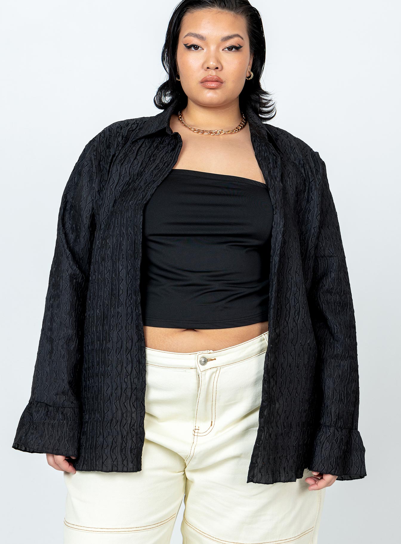 Chrisley Shirt Black Curve - Image 2