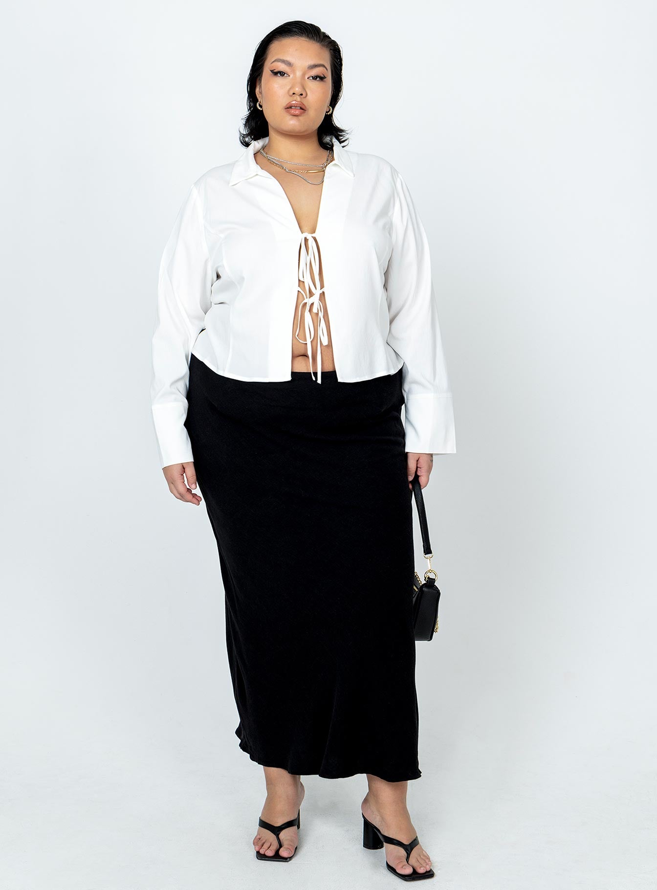 Jodie Maxi Skirt Black Curve - Image 3