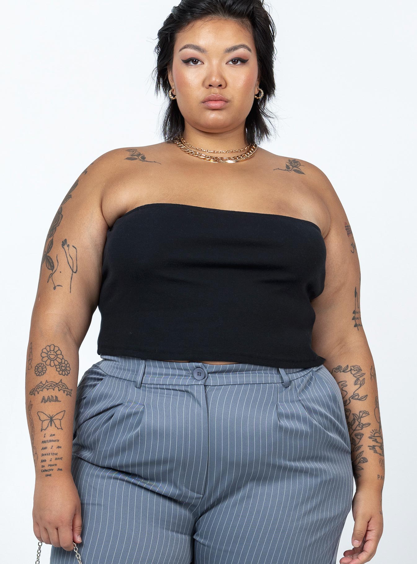 Rosehill Strapless Top Black Curve - Image 2