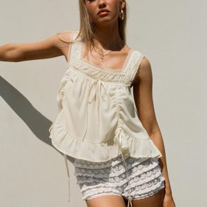 Eluisa Lace Top Cream