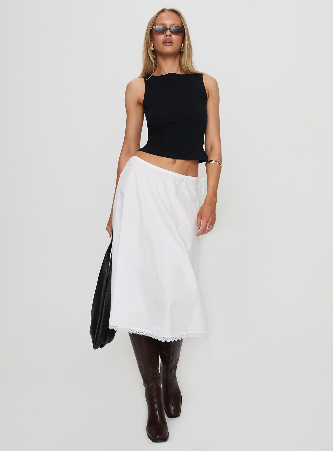 Taka Midi Skirt White - Image 2