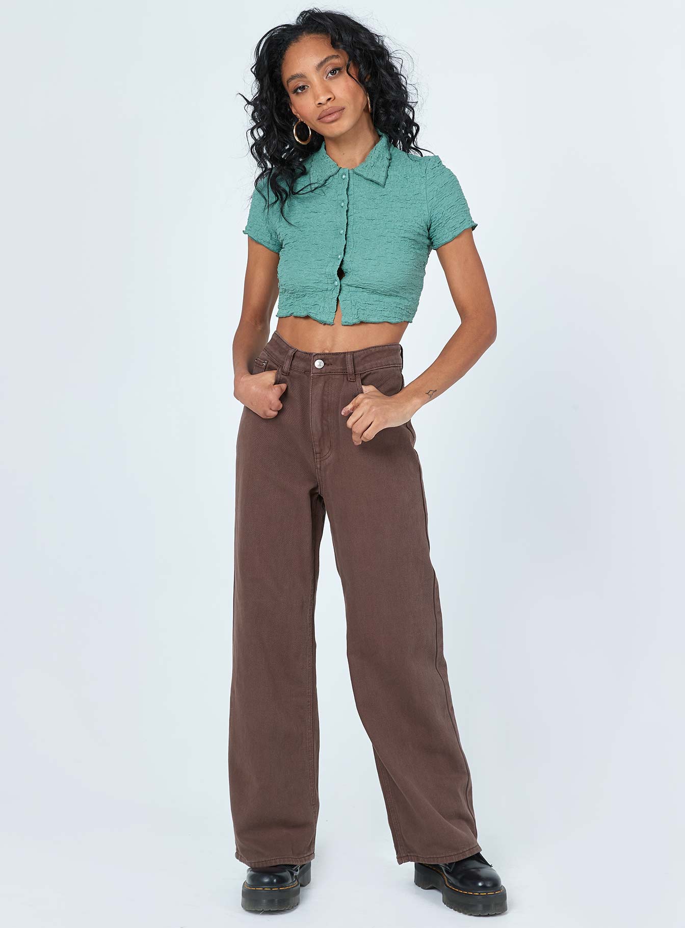 Denver Denim Jeans Brown - Image 2