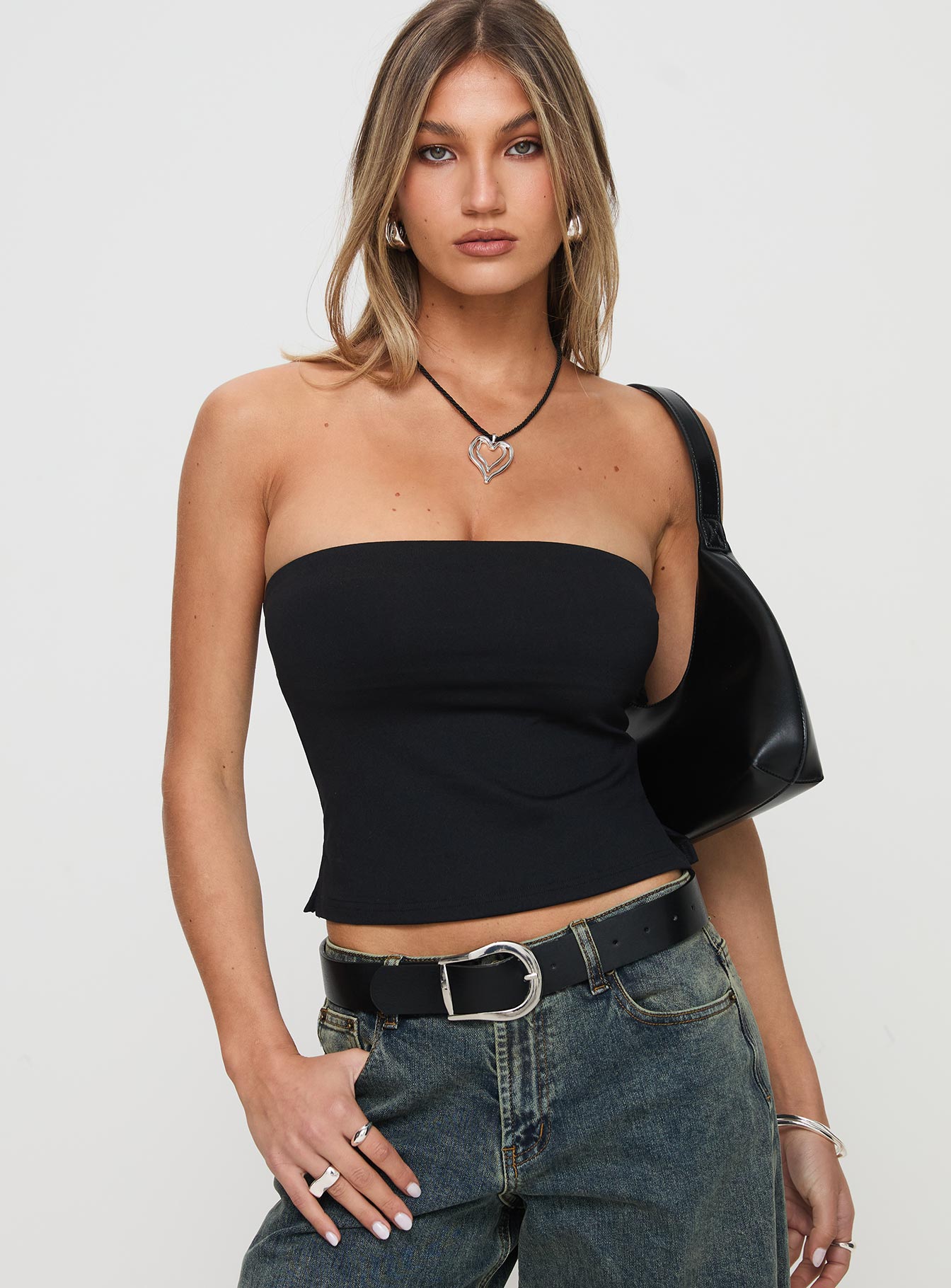 Aurorah Strapless Top Black - Image 2