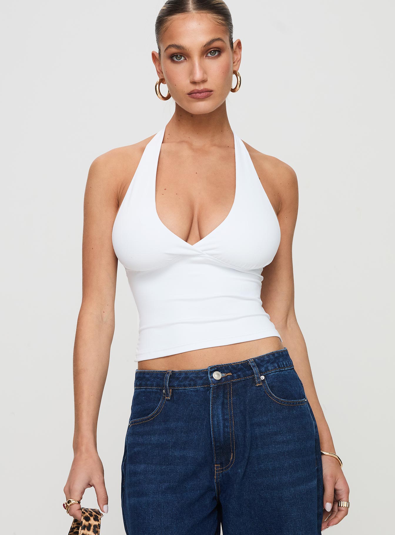 Whimsy Halter Top White - Image 2