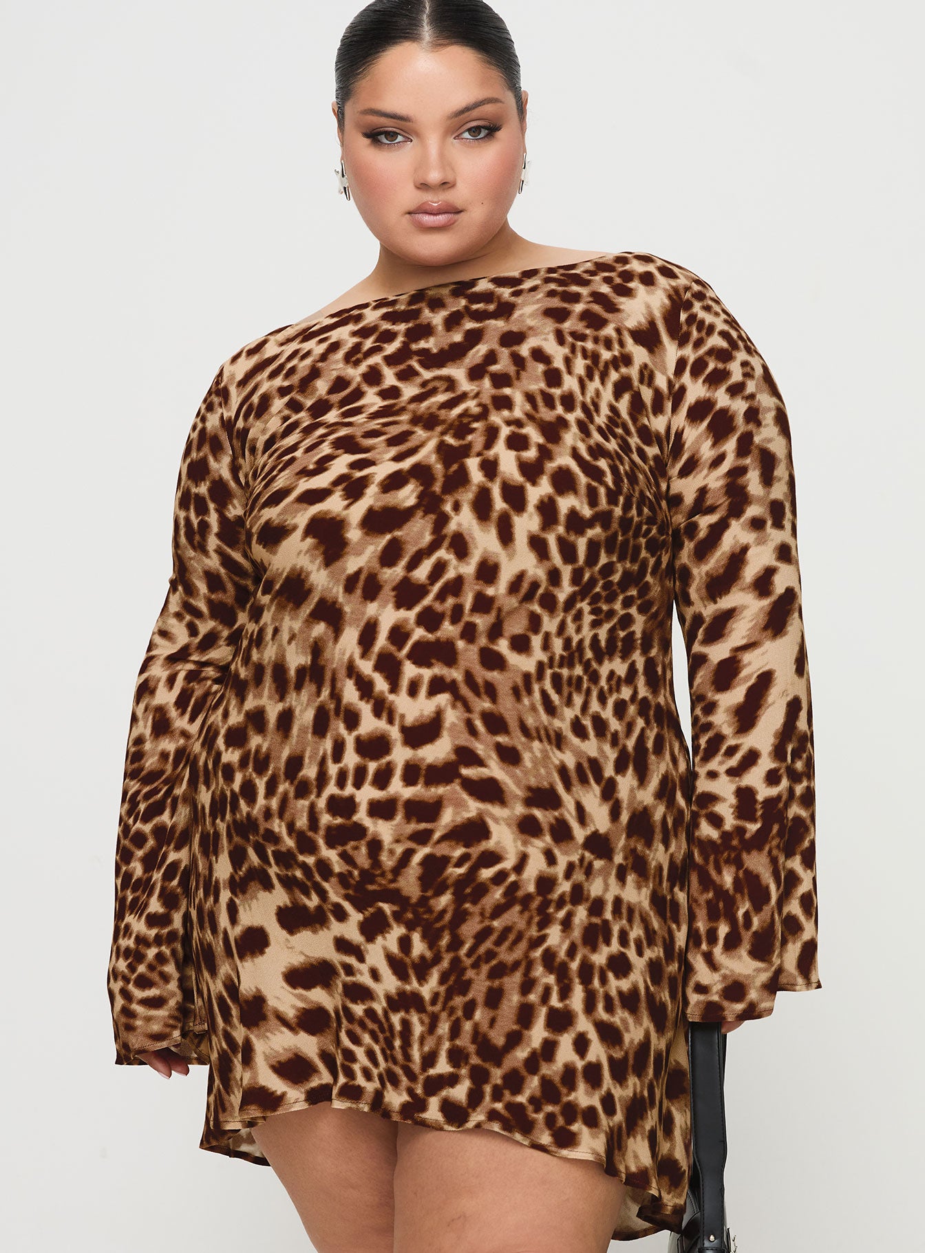 Halo Bias Mini Dress Leopard Curve - Image 2