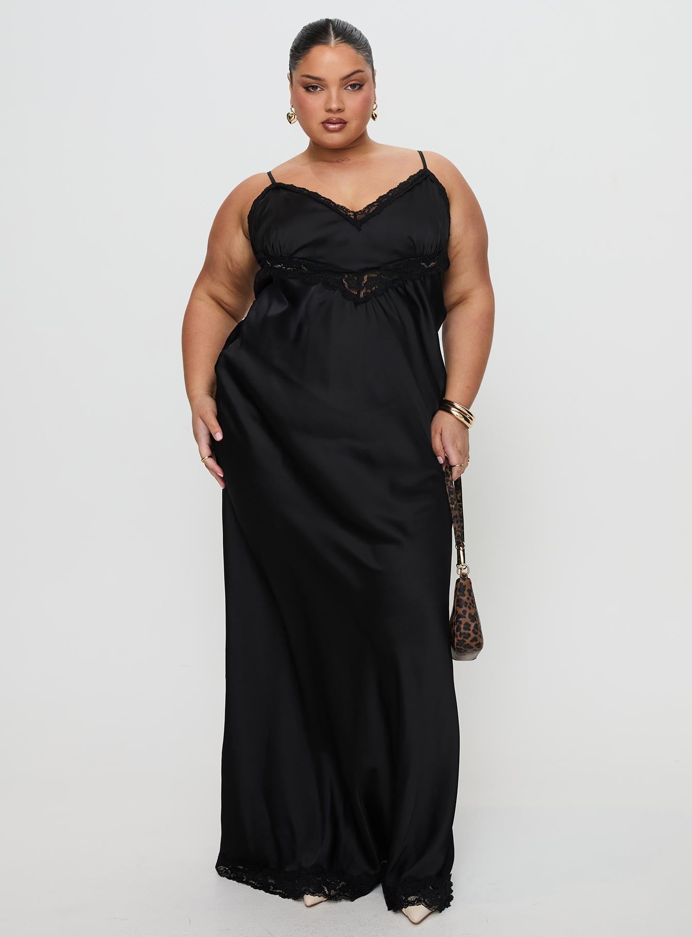 Jorjette Lace Maxi Dress Black - Image 7