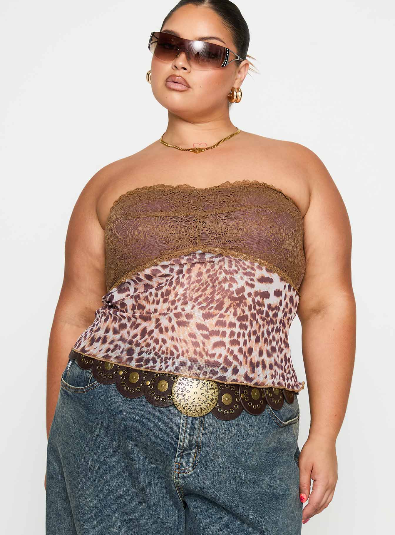 Art Deco Top Brown Curve - Image 2