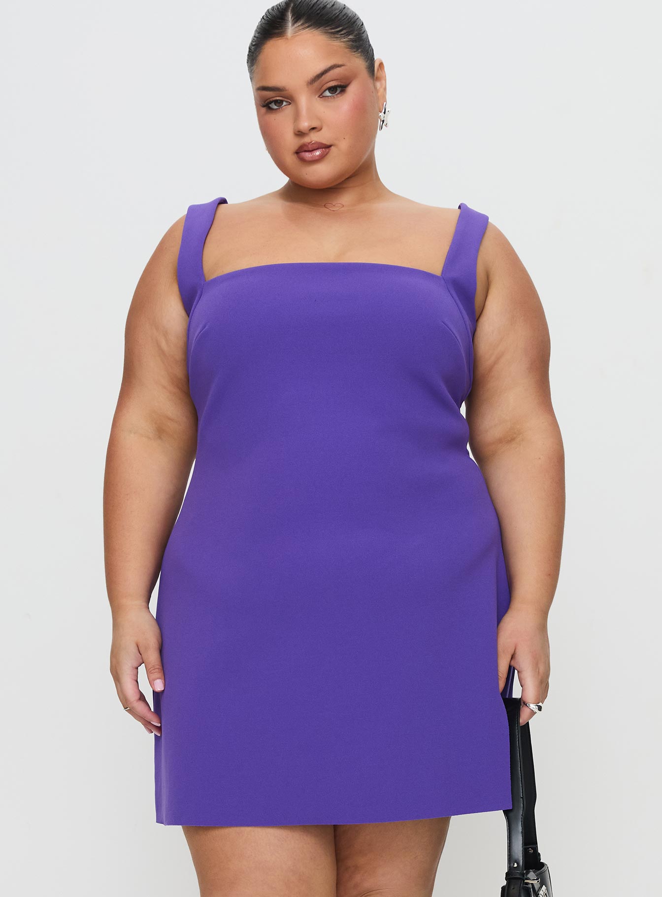 Bombshell Mini Dress Purple - Image 9