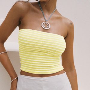 Millert Tube Top Yellow