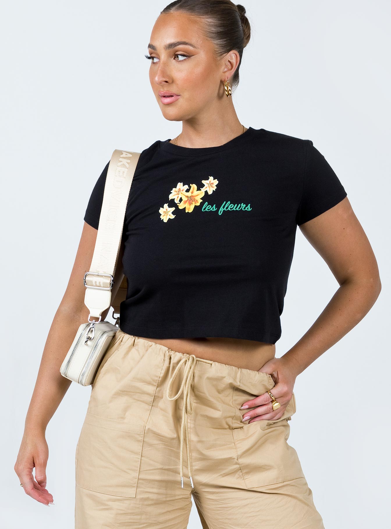 Le Fleurs Top Black - Image 2